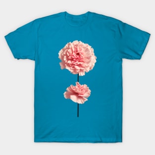 Blush pink carnation flower T-Shirt